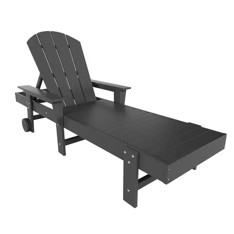 WestinTrends Malibu Sdraio reclinabile Adirondack a 3 pezzi con braccioli e ruote