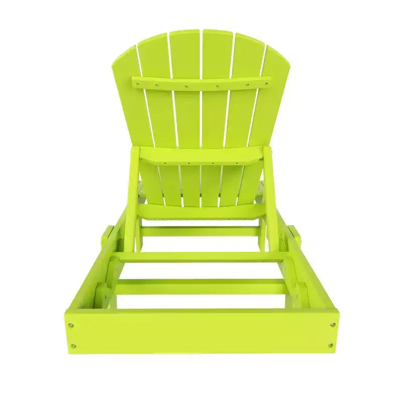 WestinTrends Dylan Chaise longue Adirondack classique inclinable en poly (lot de 2)