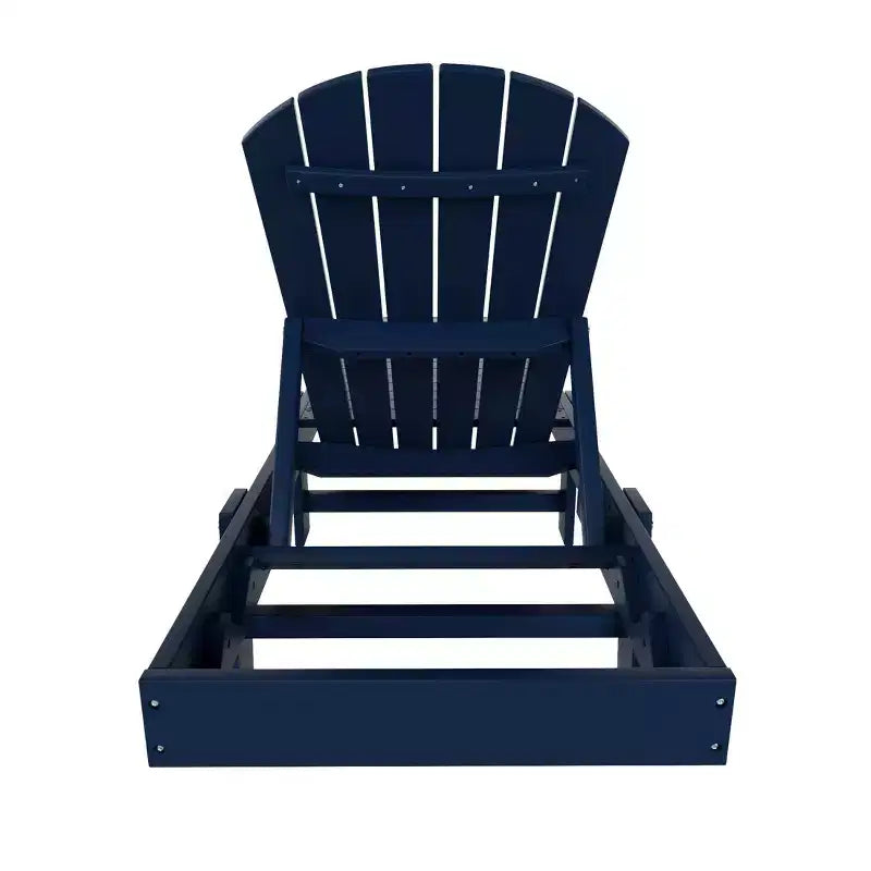 WestinTrends Dylan Chaise longue Adirondack classique inclinable en poly (lot de 2)