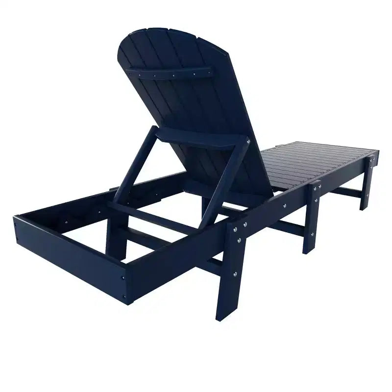 WestinTrends Dylan Set 3 Pezzi Chaise Longue Reclinabile in Poly Adirondack