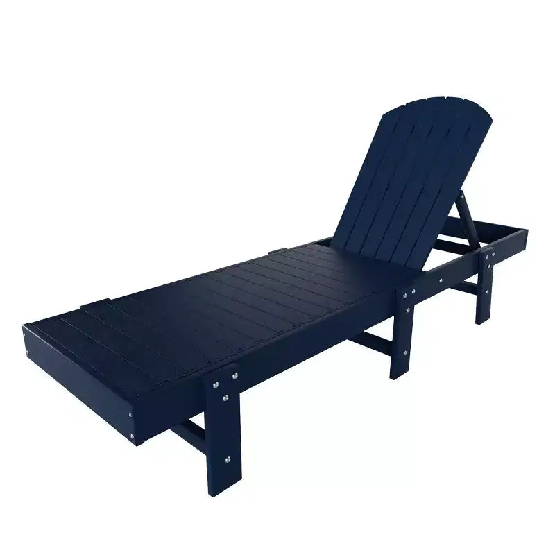 WestinTrends Dylan Set 3 Pezzi Chaise Longue Reclinabile in Poly Adirondack