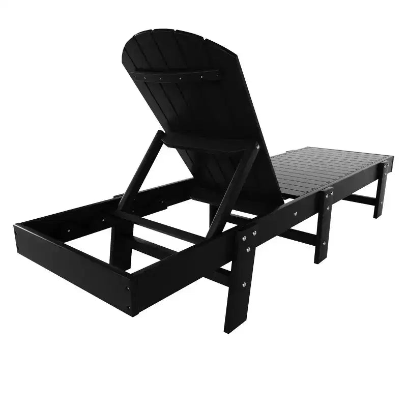 WestinTrends Dylan Set 3 Pezzi Chaise Longue Reclinabile in Poly Adirondack