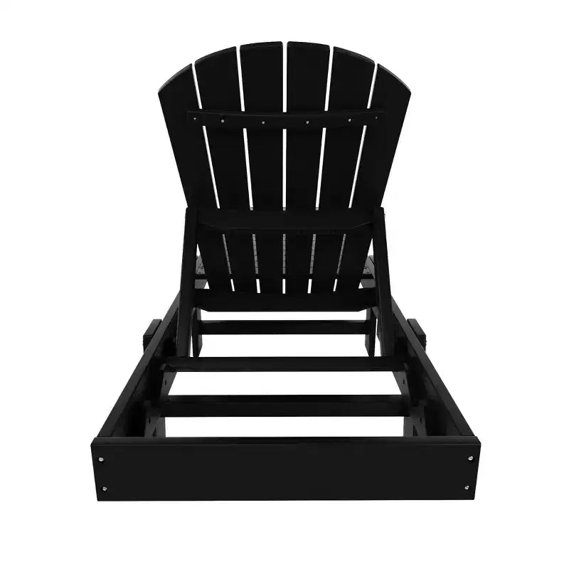 WestinTrends Dylan Set 3 Pezzi Chaise Longue Reclinabile in Poly Adirondack