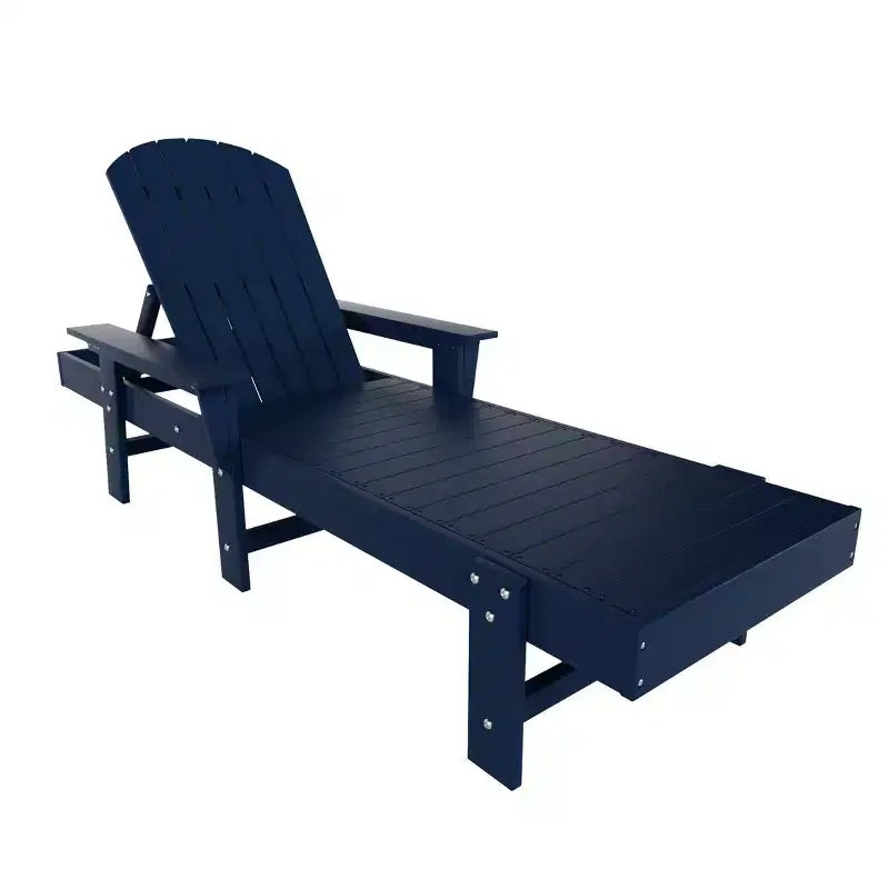 WestinTrends Dylan Chaise Reclinabile in Polietilene a 3 Pezzi Stile Adirondack con Braccioli
