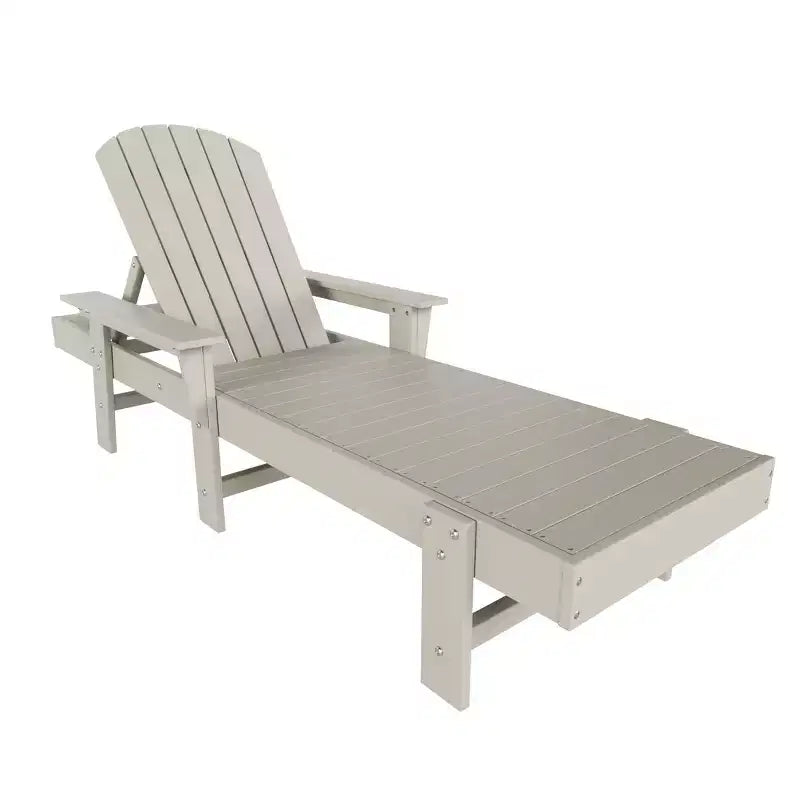 WestinTrends Dylan Chaise Reclinabile in Polietilene a 3 Pezzi Stile Adirondack con Braccioli