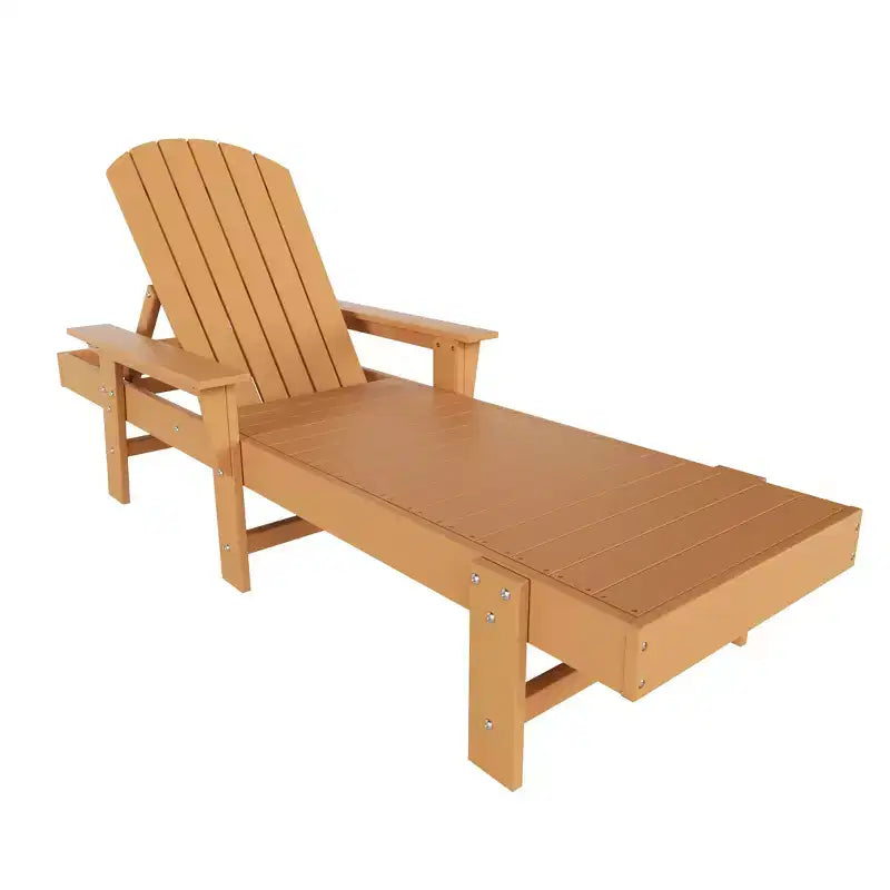 WestinTrends Dylan Chaise Reclinabile in Polietilene a 3 Pezzi Stile Adirondack con Braccioli