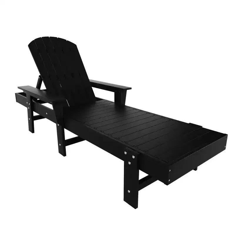 WestinTrends Dylan Chaise Reclinabile in Polietilene a 3 Pezzi Stile Adirondack con Braccioli