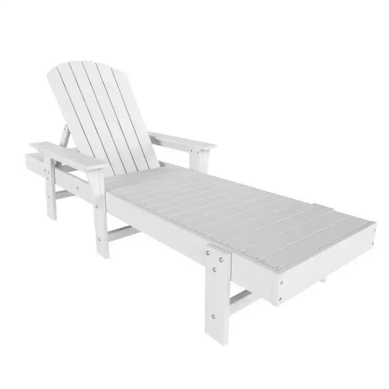 WestinTrends Dylan Chaise Reclinabile in Polietilene a 3 Pezzi Stile Adirondack con Braccioli