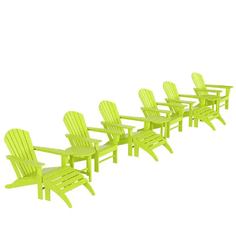 WestinTrends Dylan Sedia Adirondack da Esterno in HDPE (Set da 12 Pezzi)