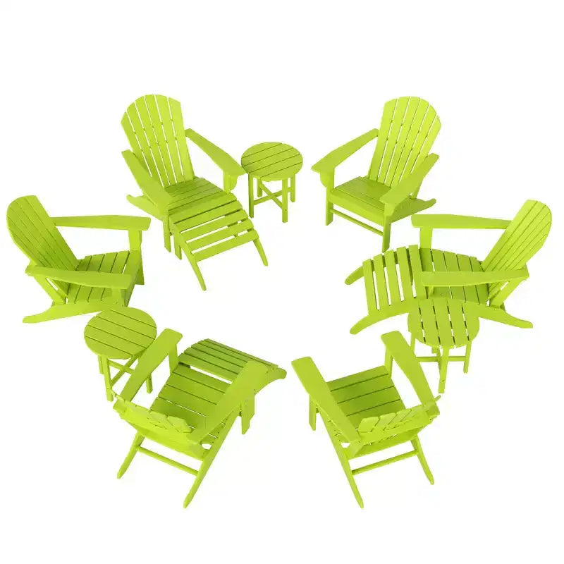 WestinTrends Dylan Sedia Adirondack da Esterno in HDPE (Set da 12 Pezzi)