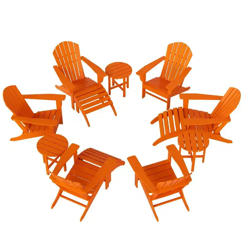 WestinTrends Dylan Sedia Adirondack da Esterno in HDPE (Set da 12 Pezzi)