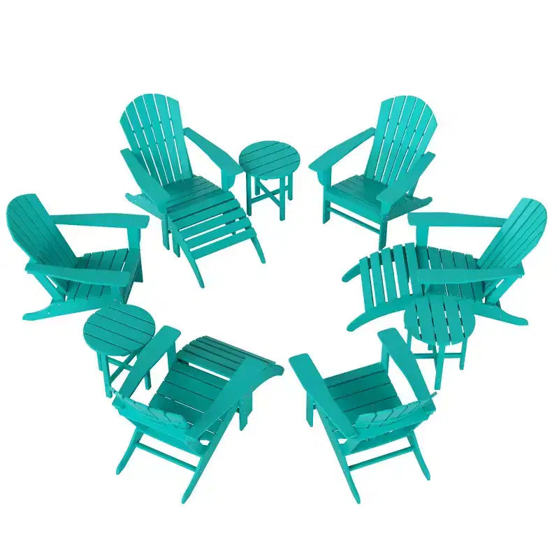 WestinTrends Dylan Sedia Adirondack da Esterno in HDPE (Set da 12 Pezzi)