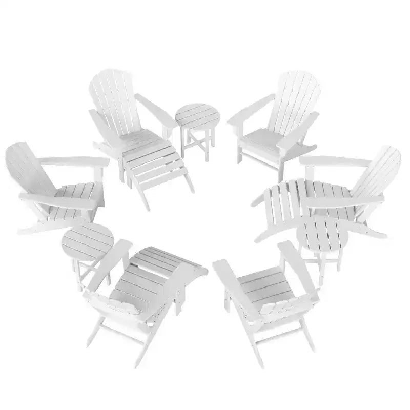 WestinTrends Dylan Sedia Adirondack da Esterno in HDPE (Set da 12 Pezzi)