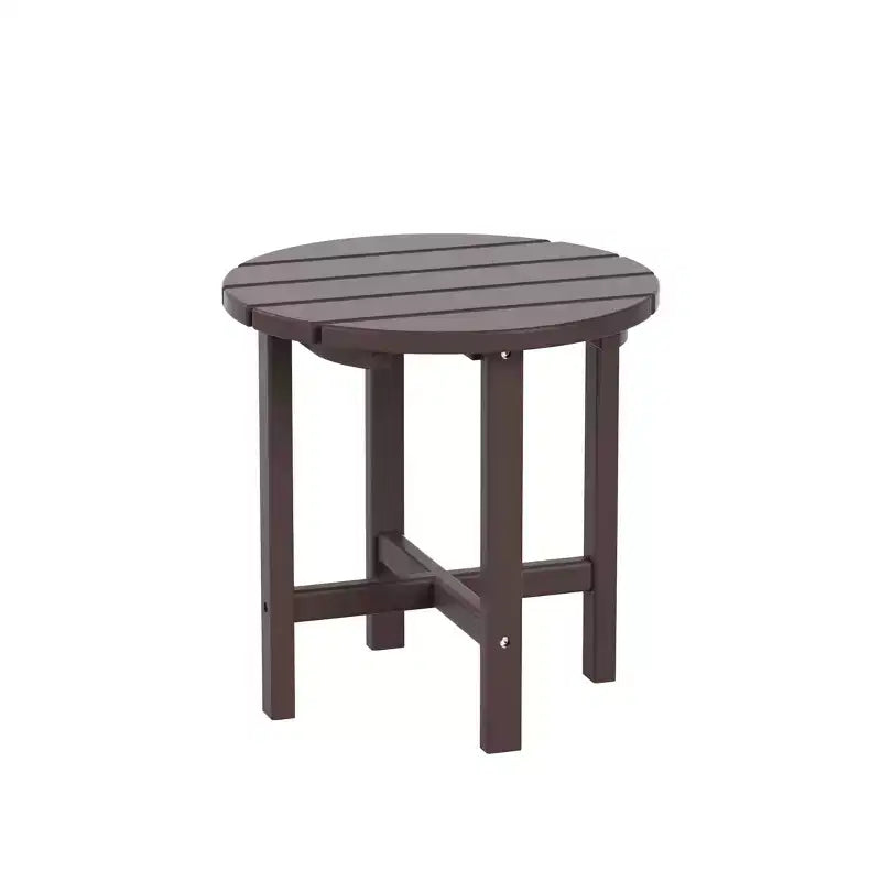 WestinTrends Dylan Sedie Adirondack da Esterno in HDPE con Pouf e Tavolino (Set Conversazione da 5 Pezzi)