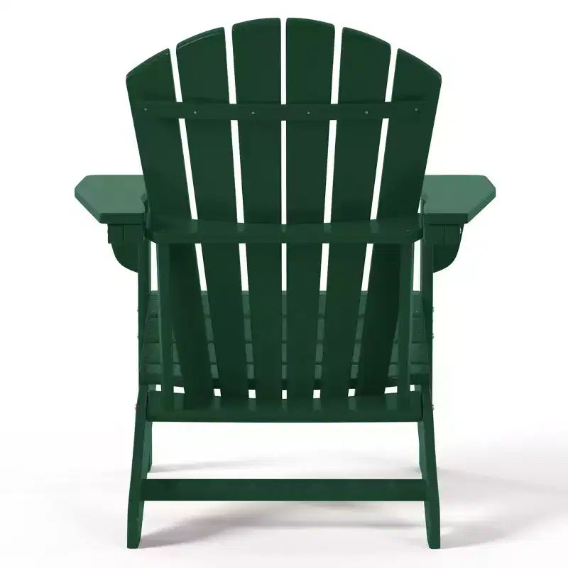 WestinTrends Dylan Sedie Adirondack da Esterno in HDPE con Pouf (Set Conversazione da 4 Pezzi)