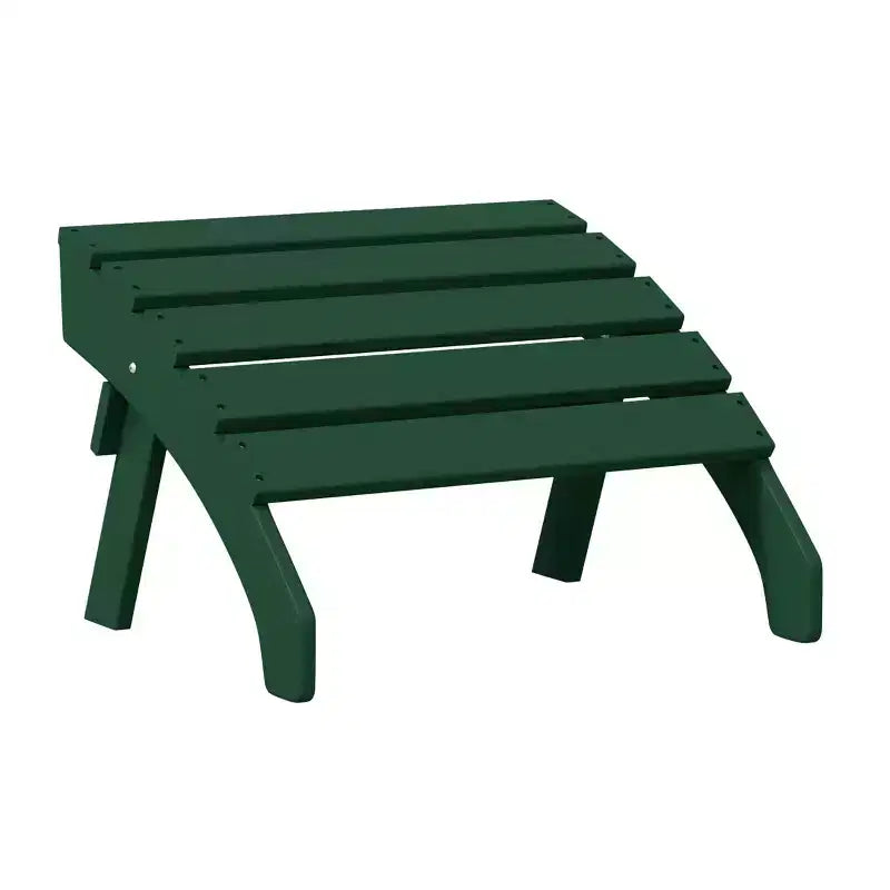 WestinTrends Dylan Sedie Adirondack da Esterno in HDPE con Pouf (Set Conversazione da 4 Pezzi)