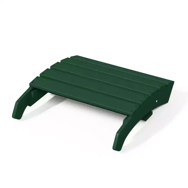 WestinTrends Dylan Sedie Adirondack da Esterno in HDPE con Pouf (Set Conversazione da 4 Pezzi)