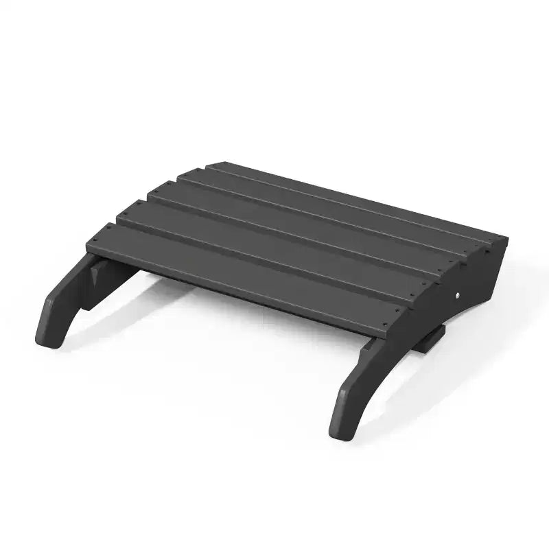 WestinTrends Dylan Sedie Adirondack da Esterno in HDPE con Pouf (Set Conversazione da 4 Pezzi)