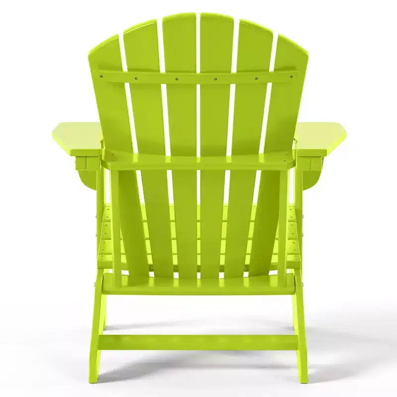 WestinTrends Dylan Sedie Adirondack da Esterno in HDPE con Pouf (Set Conversazione da 4 Pezzi)