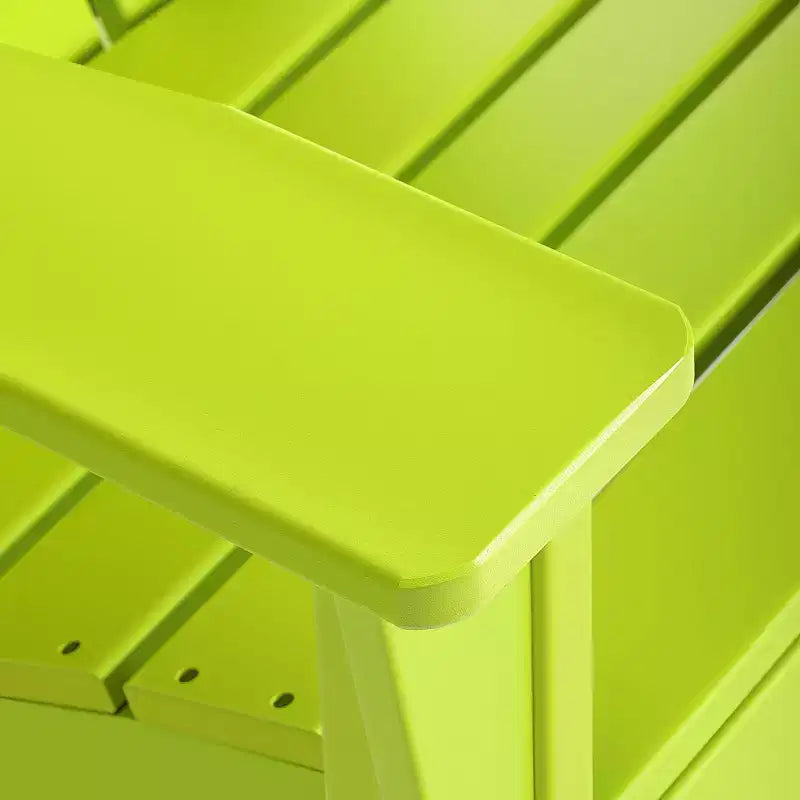 WestinTrends Dylan Sedie Adirondack da Esterno in HDPE con Pouf (Set Conversazione da 4 Pezzi)
