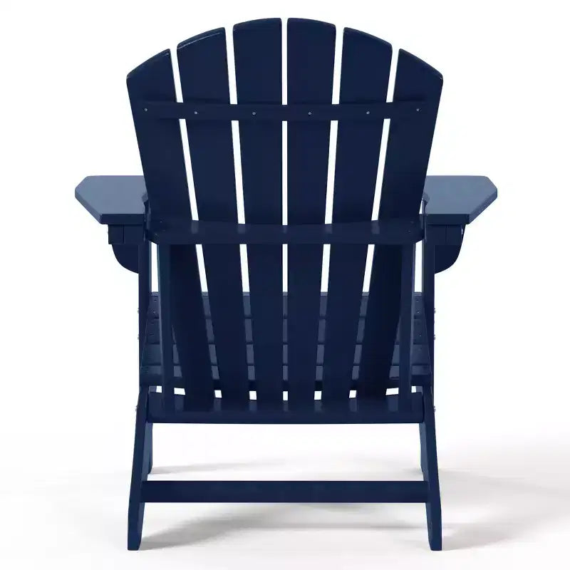 WestinTrends Dylan Sedie Adirondack da Esterno in HDPE con Pouf (Set Conversazione da 4 Pezzi)