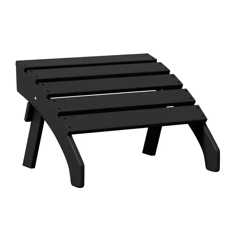 WestinTrends Dylan Sedie Adirondack da Esterno in HDPE con Pouf (Set Conversazione da 4 Pezzi)