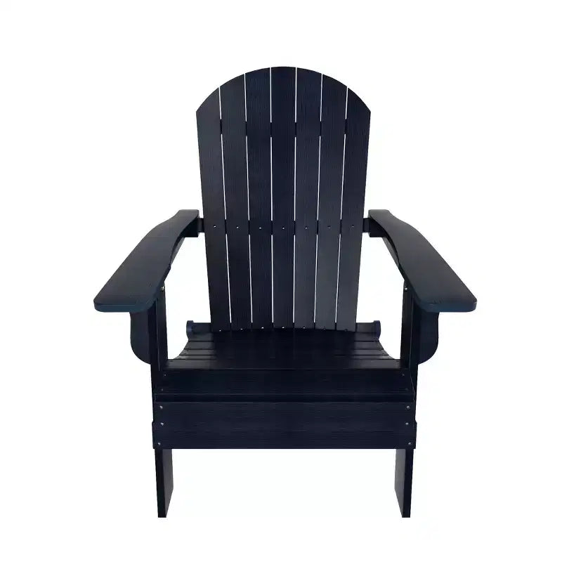 WestinTrends Toscana HIPS Sedie Adirondack Pieghevoli da Esterno per Patio con Poggiapiedi (Set Conversazione da 4 Pezzi)