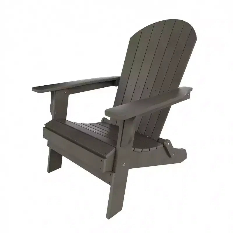 WestinTrends Tuscany HIPS - Set da conversazione da 5 pezzi per esterni con poltrone Adirondack pieghevoli, poggiapiedi e tavolino laterale