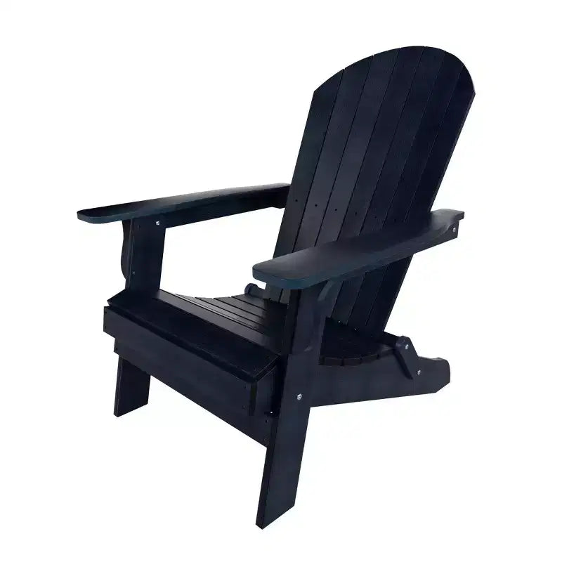 WestinTrends Tuscany HIPS - Set da conversazione da 5 pezzi per esterni con poltrone Adirondack pieghevoli, poggiapiedi e tavolino laterale