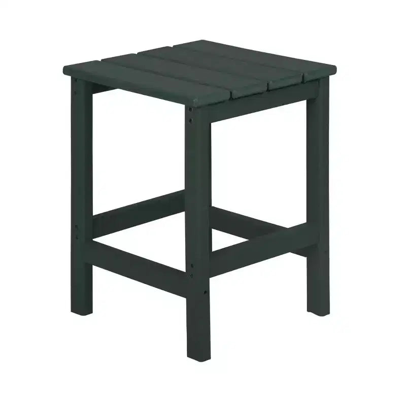 WestinTrends Malibu Set pieghevole da esterno 3 pezzi in HDPE: sedia Adirondack con ottomana e tavolino laterale