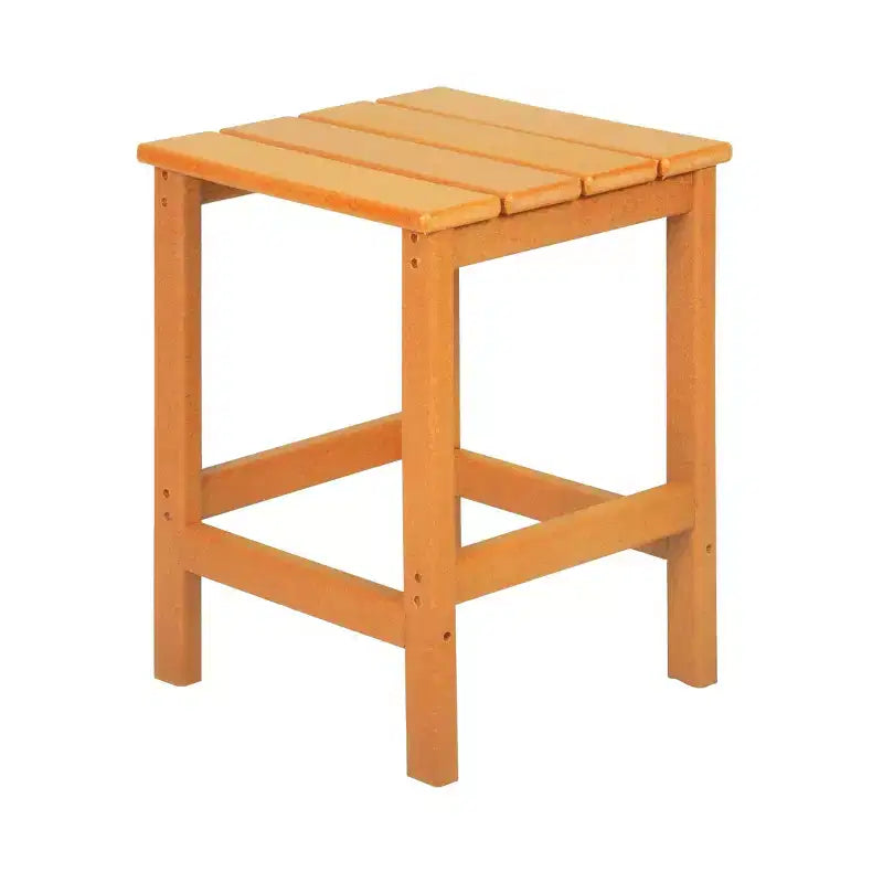WestinTrends Malibu Set pieghevole da esterno 3 pezzi in HDPE: sedia Adirondack con ottomana e tavolino laterale