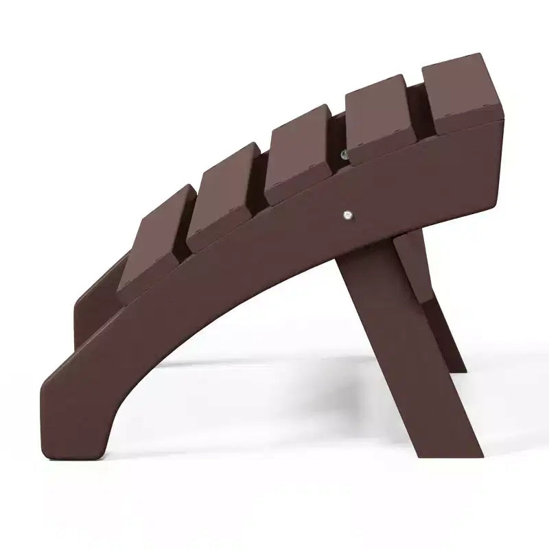 WestinTrends Dylan Sedia Adirondack da Esterno in HDPE con Pouf (Set da 2 Pezzi)