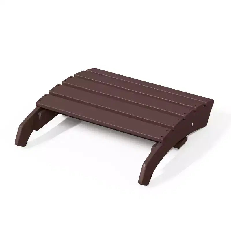 WestinTrends Dylan Sedia Adirondack da Esterno in HDPE con Pouf (Set da 2 Pezzi)