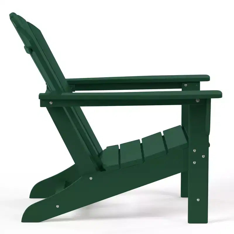 WestinTrends Dylan Sedia Adirondack da Esterno in HDPE con Pouf (Set da 2 Pezzi)