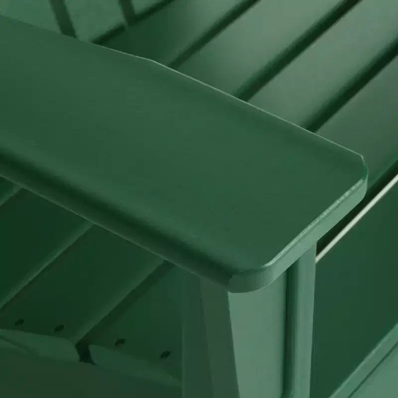 WestinTrends Dylan Sedia Adirondack da Esterno in HDPE con Pouf (Set da 2 Pezzi)