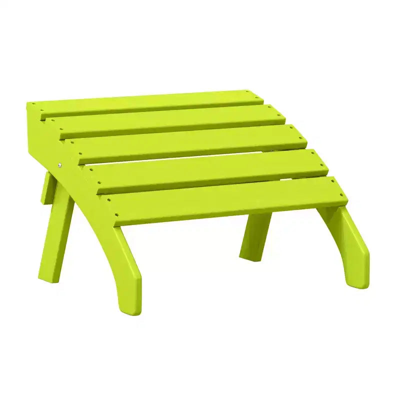 WestinTrends Dylan Sedia Adirondack da Esterno in HDPE con Pouf (Set da 2 Pezzi)