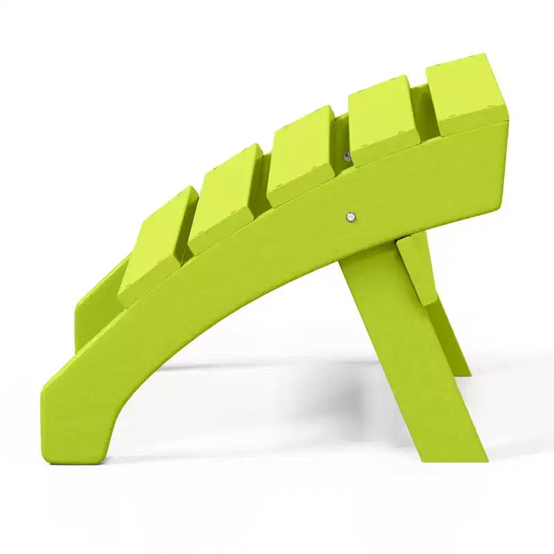 WestinTrends Dylan Sedia Adirondack da Esterno in HDPE con Pouf (Set da 2 Pezzi)