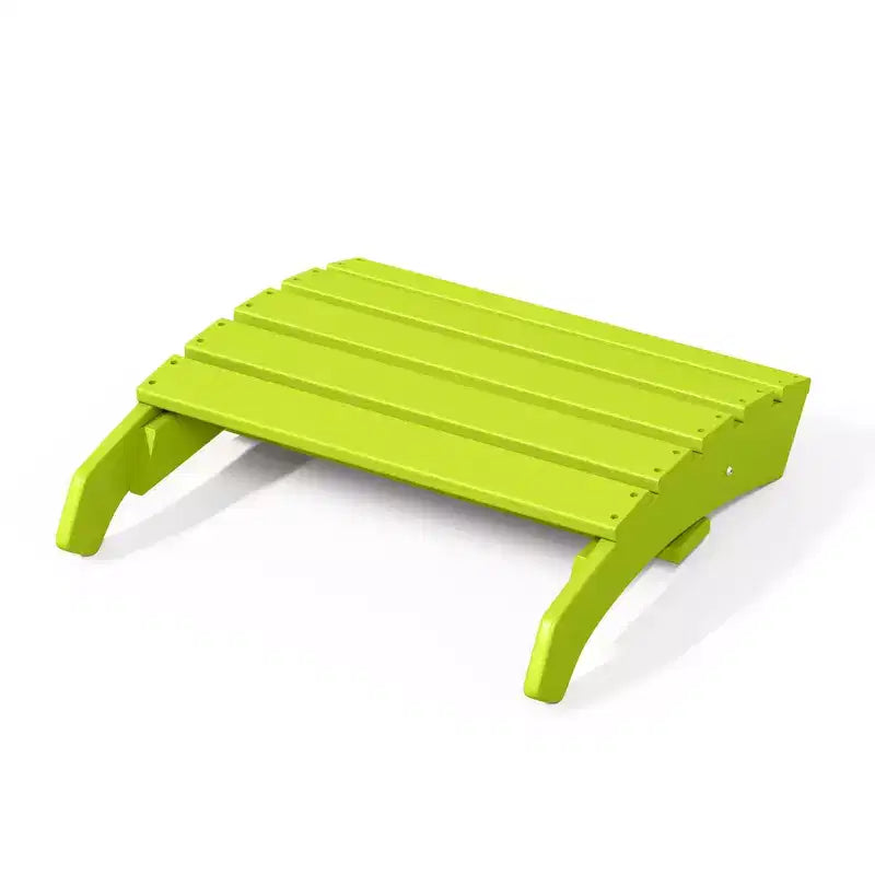 WestinTrends Dylan Sedia Adirondack da Esterno in HDPE con Pouf (Set da 2 Pezzi)