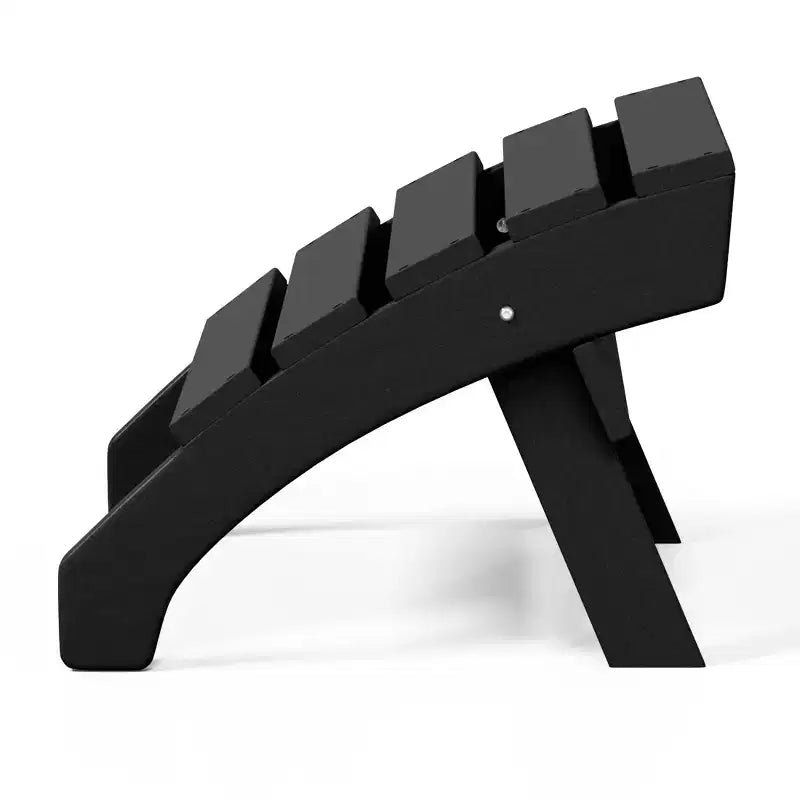 WestinTrends Dylan Sedia Adirondack da Esterno in HDPE con Pouf (Set da 2 Pezzi)