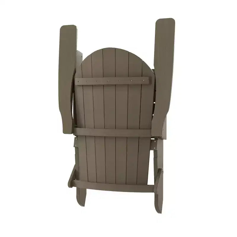 WestinTrends Tuscany Set Sdraio Pieghevole Adirondack da Esterno in HIPS con Poggiapiedi (Set 2 Pezzi)