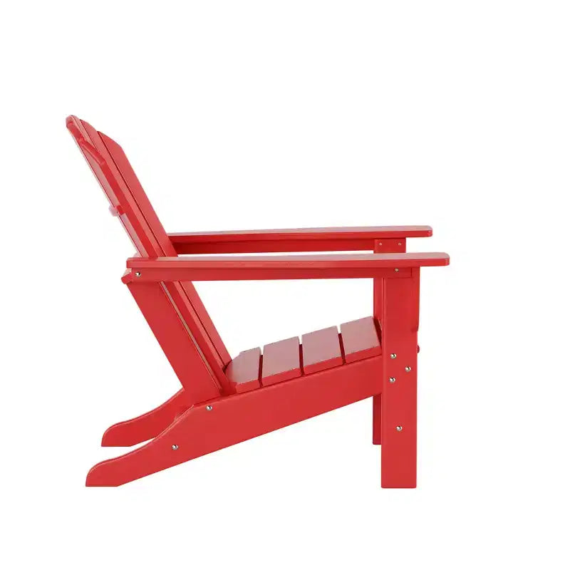 Fauteuil Adirondack d'extérieur WestinTrends Dylan en PEHD avec table d'appoint (ensemble de 2 pièces)