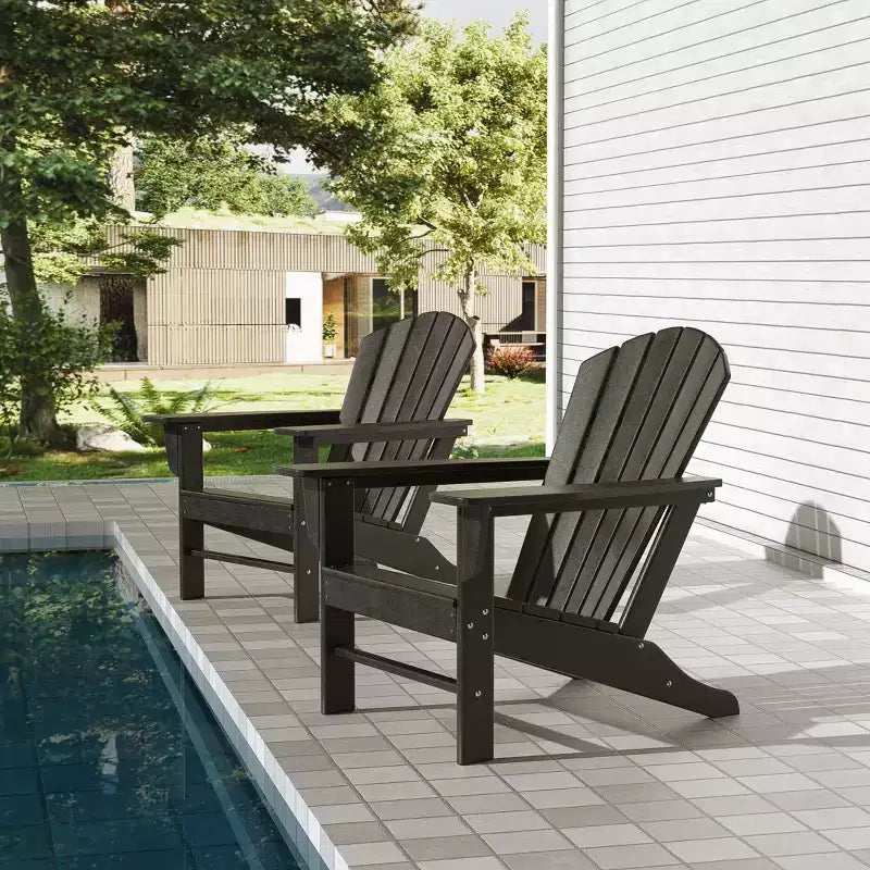 WestinTrends Dylan Sedia Adirondack da Esterno in HDPE (Confezione da 2)