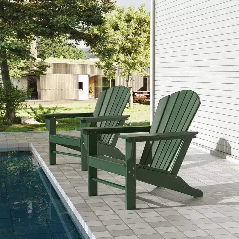 WestinTrends Dylan Sedia Adirondack da Esterno in HDPE (Confezione da 2)