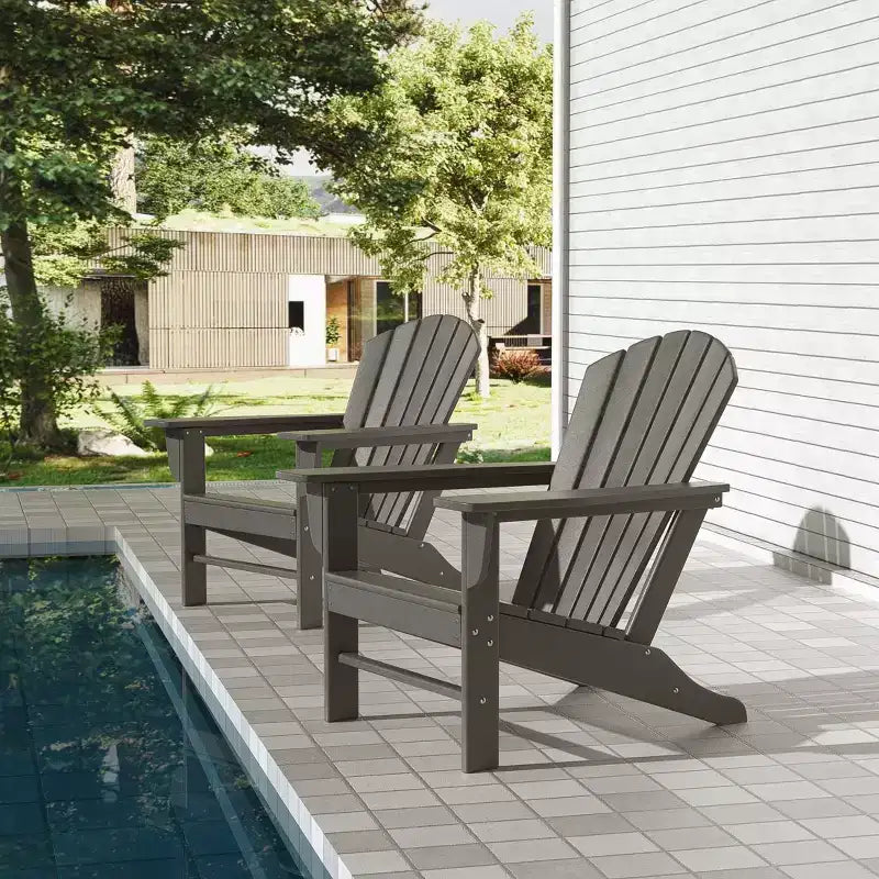 WestinTrends Dylan Sedia Adirondack da Esterno in HDPE (Confezione da 2)