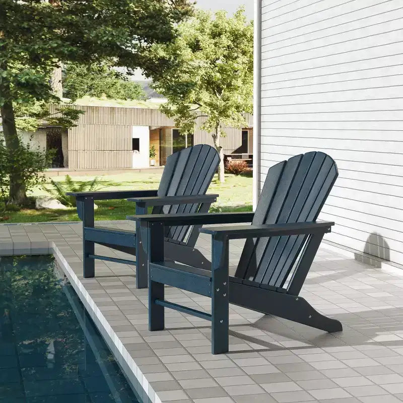 WestinTrends Dylan Sedia Adirondack da Esterno in HDPE (Confezione da 2)