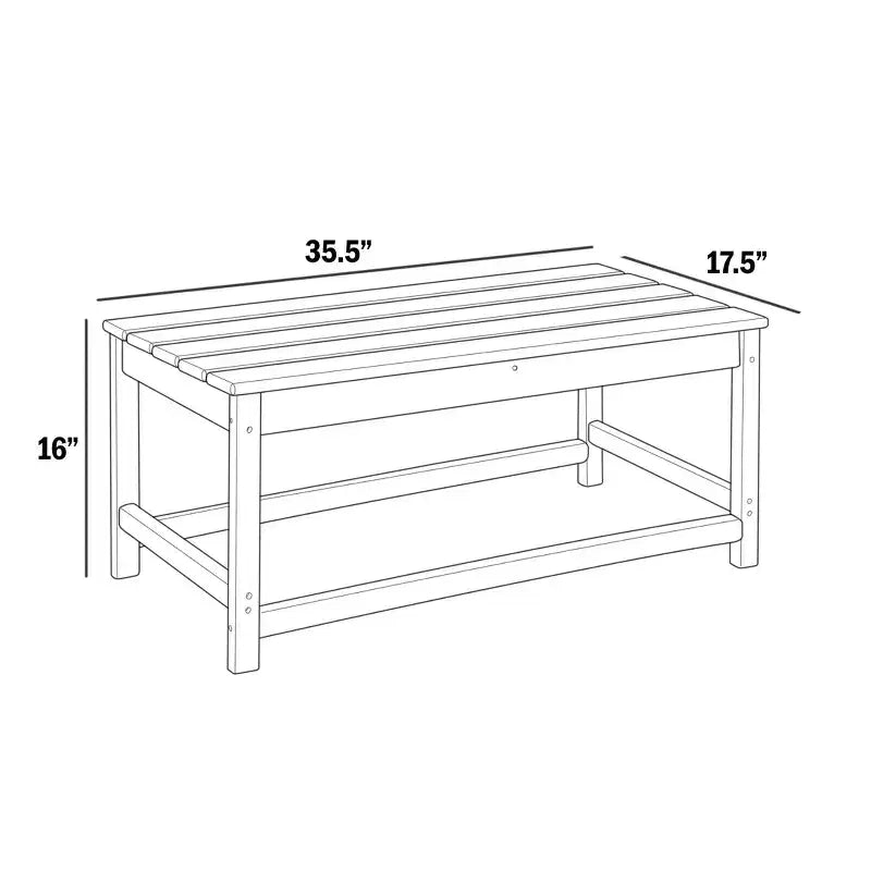 WestinTrends Set da Conversazione Adirondack da Esterno a 4 Pezzi