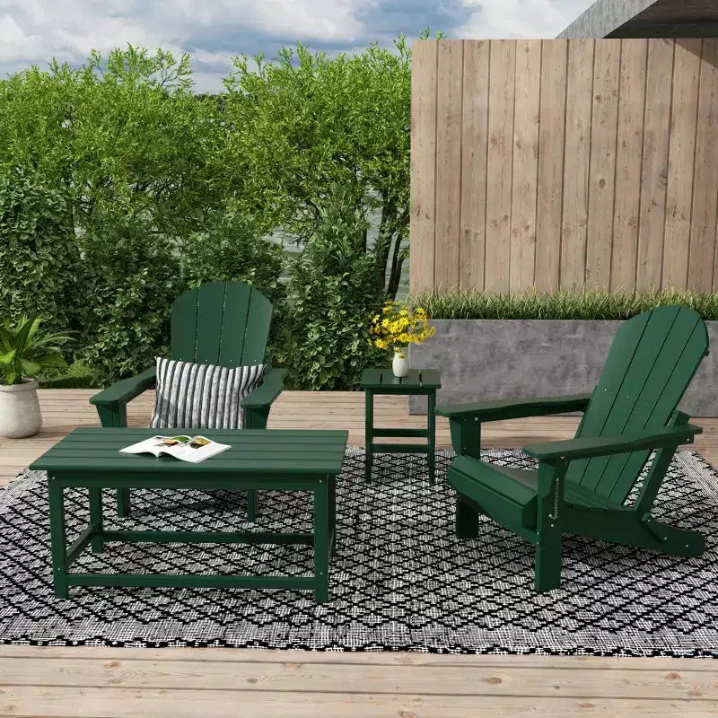 WestinTrends Set da Conversazione Adirondack da Esterno a 4 Pezzi