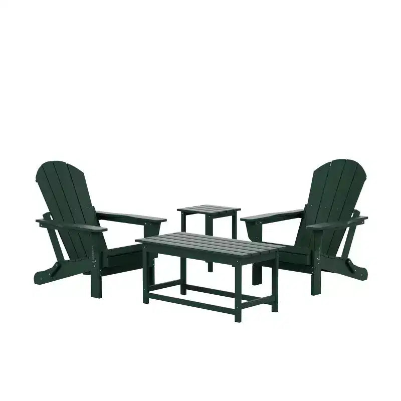 WestinTrends Set da Conversazione Adirondack da Esterno a 4 Pezzi