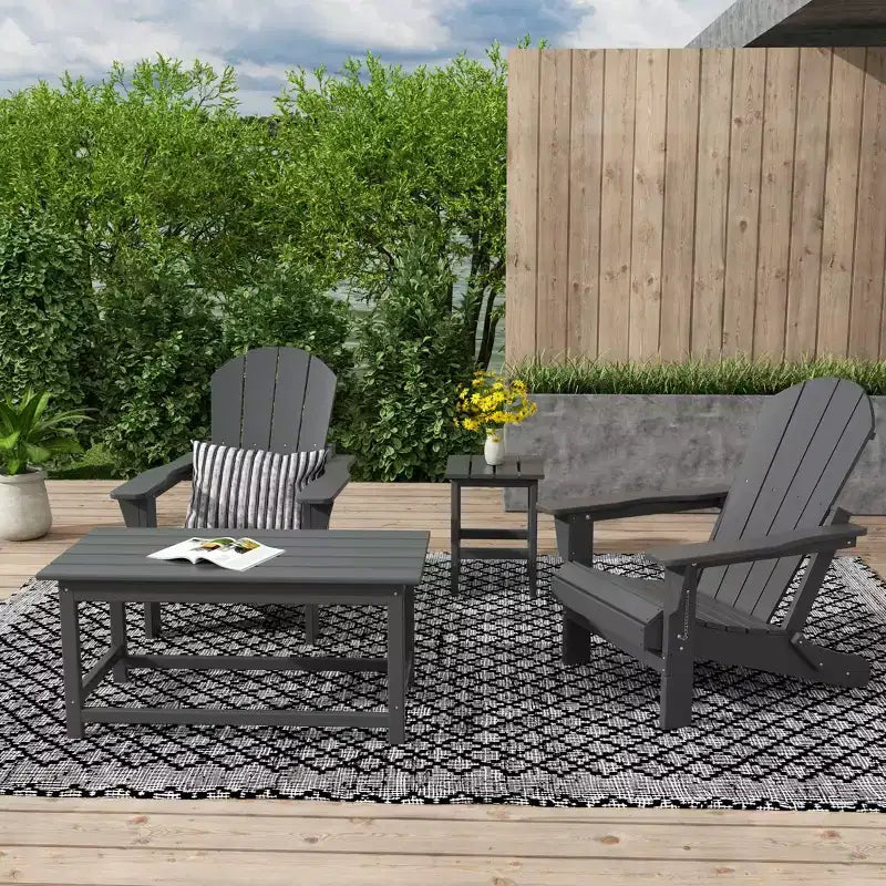 WestinTrends Set da Conversazione Adirondack da Esterno a 4 Pezzi