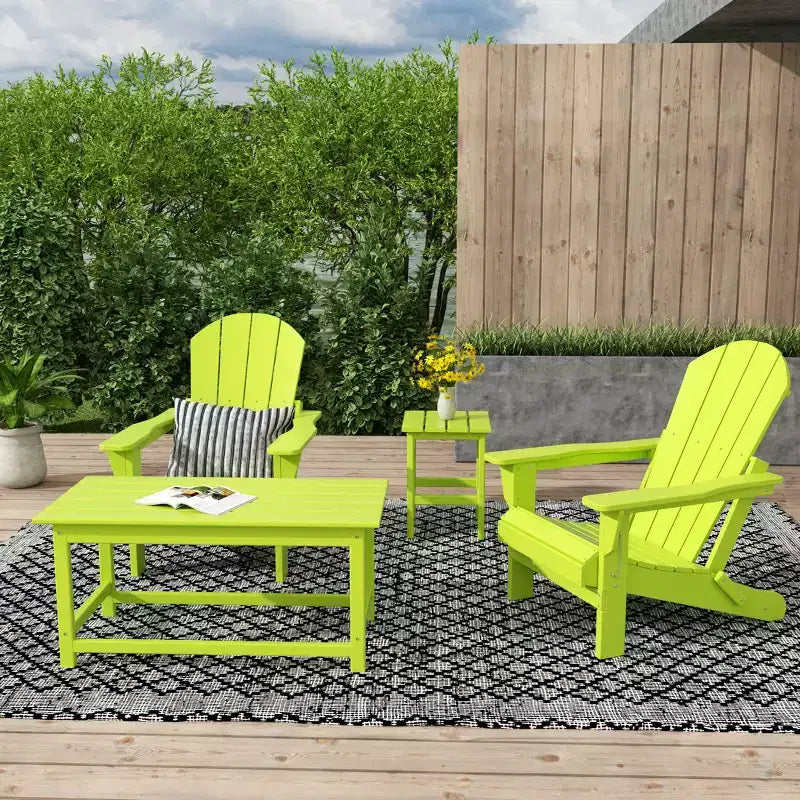WestinTrends Set da Conversazione Adirondack da Esterno a 4 Pezzi